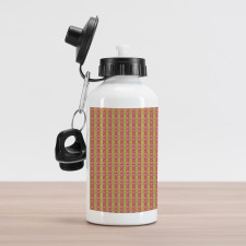 Triangles Stripes Artwork Aluminum Water Bottle