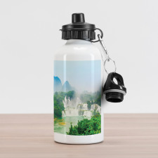 Misty Jungle Forest Aluminum Water Bottle