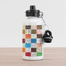 Patchwork Retro Style Aluminum Water Bottle