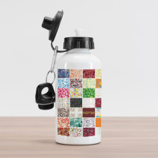 Patchwork Retro Style Aluminum Water Bottle