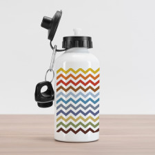 Easter Chevron Zigzag Aluminum Water Bottle