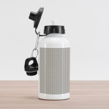 Abstract Art Grid Aluminum Water Bottle