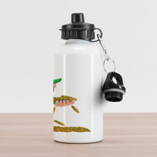 Holding Coins Beer Aluminum Water Bottle