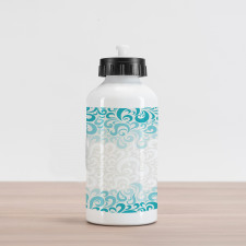 Floral Classic Design Aluminum Water Bottle