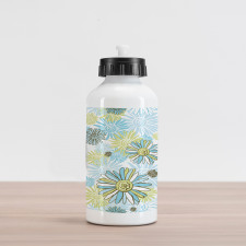 Chamomiles Wild Flower Aluminum Water Bottle