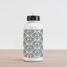 Floral Ornate Damask Aluminum Water Bottle