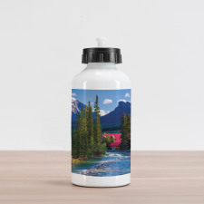 Lake Louise Banff Village Aluminum Water Bottle