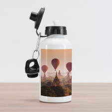 Hot Air Balloon Myanmar Aluminum Water Bottle