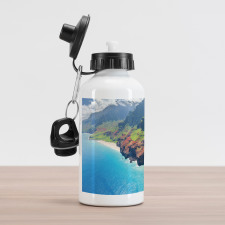 Na Pali Coast Island Aluminum Water Bottle