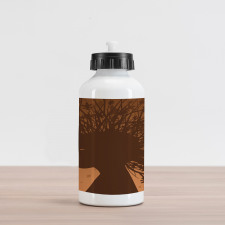 Autumnal Elements Hair Aluminum Water Bottle