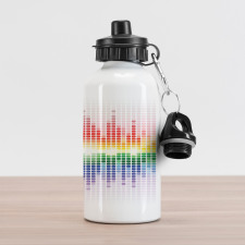 Vibrant Colors Club Disco Aluminum Water Bottle