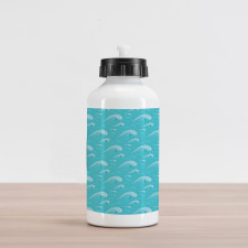 Japanese Ocean Cartoon Aluminum Water Bottle