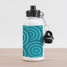 Abstract Australian Dots Aluminum Water Bottle