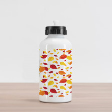 Seasonal Fall Leaves Aluminum Water Bottle