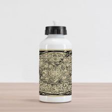 Map Aluminum Water Bottle