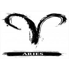 Aries Astrology Sign Aluminum Water Bottle