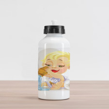 Baby Aquarius Zodiac Aluminum Water Bottle