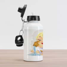 Baby Aquarius Zodiac Aluminum Water Bottle