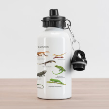 Exotic Lizard Reptiles Aluminum Water Bottle