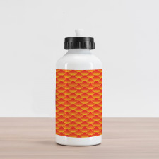 Abstract Fish Scales Aluminum Water Bottle