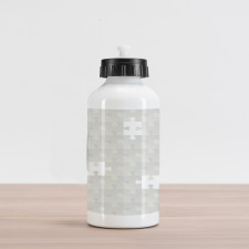 Puzzle Game Hobby Theme Aluminum Water Bottle