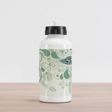 Floral Vintage Patterns Aluminum Water Bottle