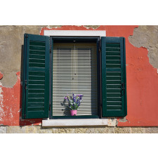 Old Italian Stone House Aluminum Water Bottle