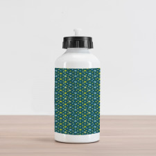 Abstract Art Modern Ornament Aluminum Water Bottle