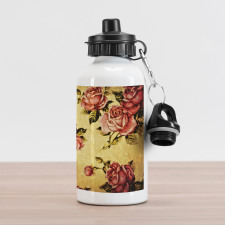 Victorian Style Pattern Aluminum Water Bottle