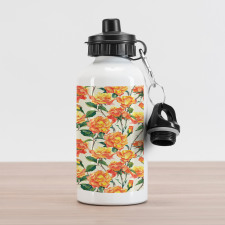 Old Bridal Vivid Bouquet Aluminum Water Bottle