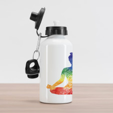 Ornate Motifs Rainbow Aluminum Water Bottle