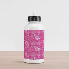 Rhythmic Dotted Shells Art Aluminum Water Bottle