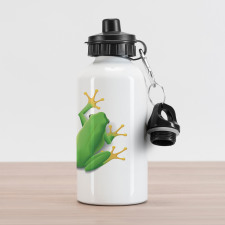 Tropic Frog in Nature Aluminum Water Bottle