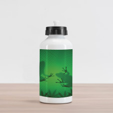 Tropic Banana Tree Leaf Aluminum Water Bottle