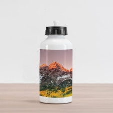 America Mountain Peaks Aluminum Water Bottle