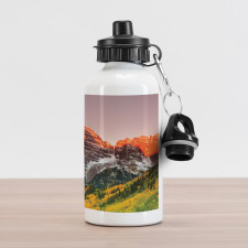 America Mountain Peaks Aluminum Water Bottle