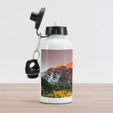 America Mountain Peaks Aluminum Water Bottle