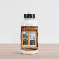 Mountains and Valleys Aluminum Water Bottle