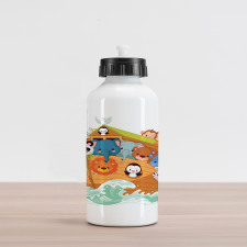 Colorful Ark Lions Aluminum Water Bottle