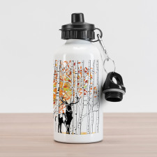 Trees Foliage Wilderness Aluminum Water Bottle