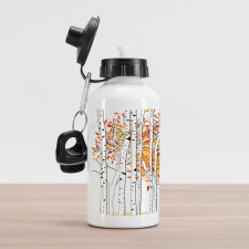 Trees Foliage Wilderness Aluminum Water Bottle