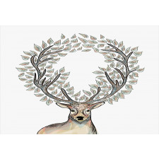 Myth Animal Reindeer Aluminum Water Bottle