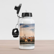 Manhattan Bridge in NYC Aluminum Water Bottle