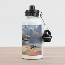 Aviataion Theme Design Aluminum Water Bottle