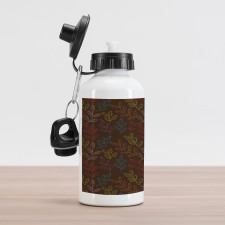 Colorful Branches with Buds Aluminum Water Bottle