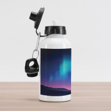 Aurora Borealis Tree Aluminum Water Bottle