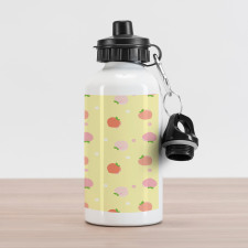 Fruit with Blossom Aluminum Water Bottle