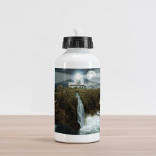Rocks Stormy Sealife Aluminum Water Bottle