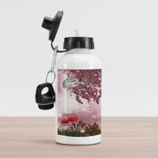 Dream Garden with Poppies Aluminum Water Bottle