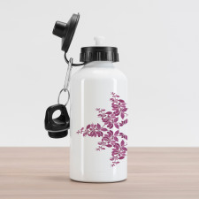 Bridal Flower Bouquet Aluminum Water Bottle